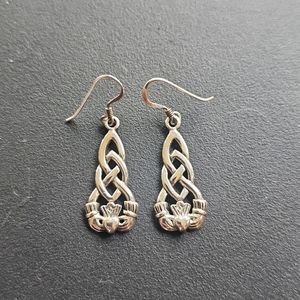 Celtic Claddagh earrings